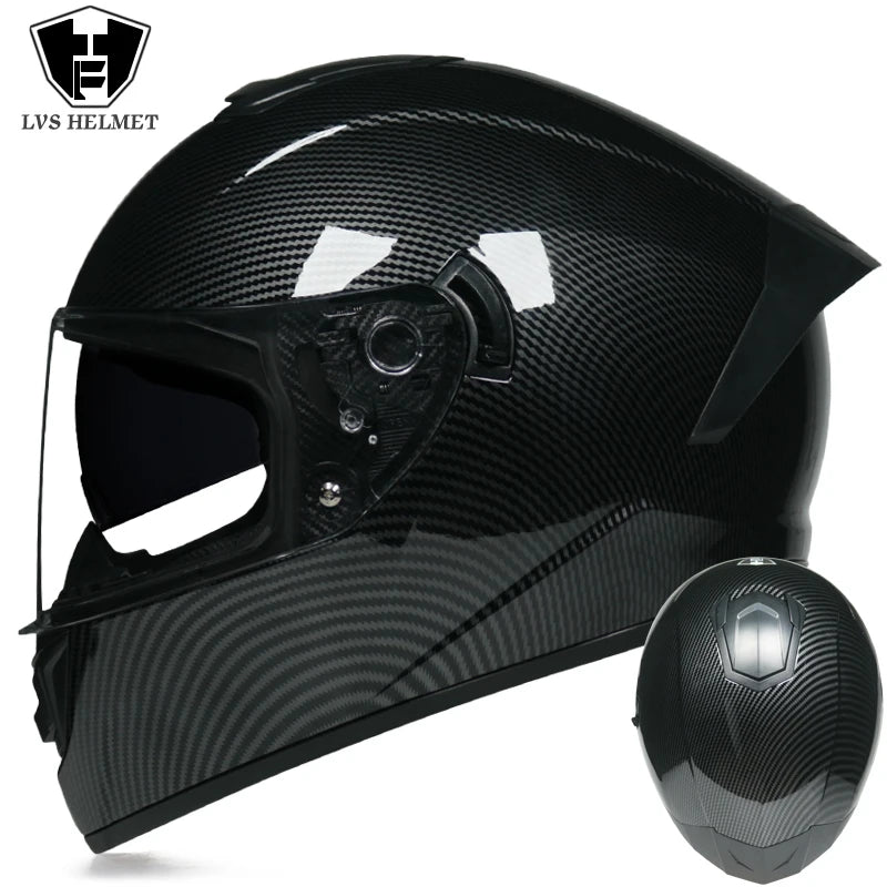 Full Face Racing Helmets Winter Warm Double Visor Motorcycle Helmet