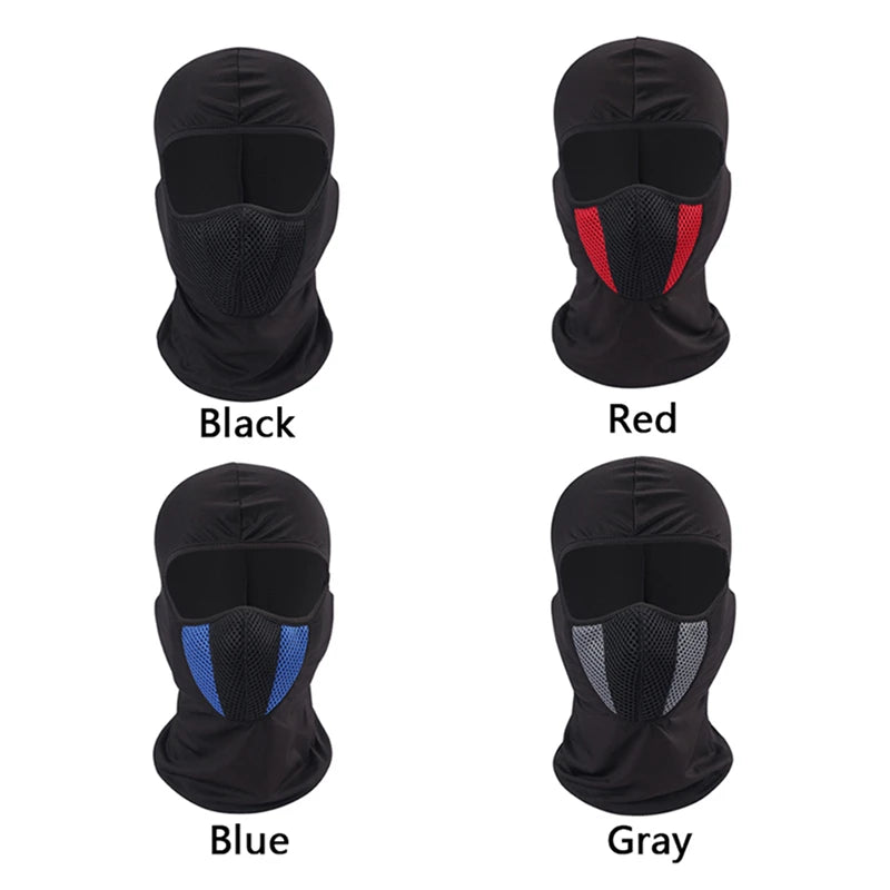 Balaclava Motorcycle Face Mask Full Face Mask Windproof Dustproof Face Shield Winter Moto Helmet Bandana Hood Ski Neck Scarf